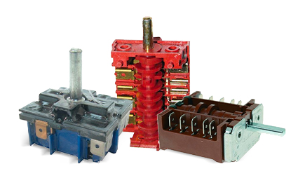 מטבח מוסדי - חלקי חילוף לתנורים -   בוררים ופוטנציומטרים