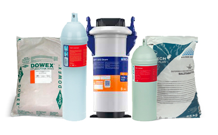 מטבח מוסדי - מרככי מים ופילטרים -  מסננים להחלפה