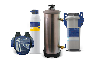 עולם של קפה -    חלקי חילוף    מרככי מים ופילטרים