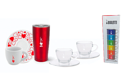 עולם של קפה -מקינטות BIALETTI ואביזרים נלווים - כוסות