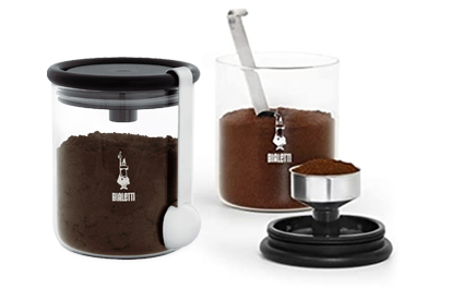 עולם של קפה -מקינטות BIALETTI ואביזרים נלווים - קופסאות וואקום