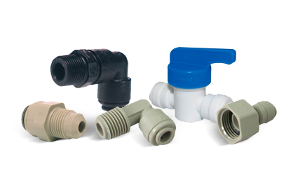 ברי מים, מטהרי מים, אביזרים -מחברים וצינורות