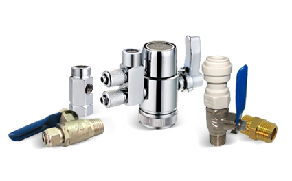 ברי מים, מטהרי מים, אביזרים -ניפלים וברזי הזנה