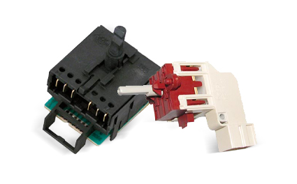 חלפים למוצרי חשמל ביתיים - חלקי חילוף למכונות כביסה - בוררים ופוטנציומטרים