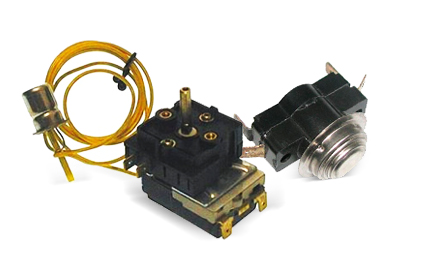 חלפים למוצרי חשמל ביתיים - חלקי חילוף למכונות כביסה - טרמוסטטים