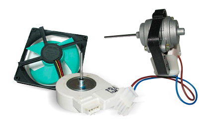 חלפים למוצרי חשמל ביתיים - חלקי חילוף למקררים - מנוע מאוורר