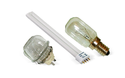 חלפים למוצרי חשמל ביתיים - חלקי חילוף למקררים - מנורות ובתי מנורה