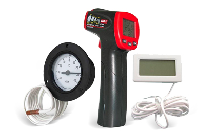 אביזרי חשמל חומרים - מכשירי מדידה - מדי טמפרטורה