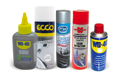 אביזרי חשמל חומרים כלי עבודה - חומרים - תרסיסים ושמנים