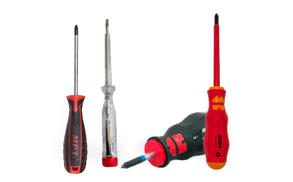 אביזרי חשמל חומרים כלי עבודה - מברגים