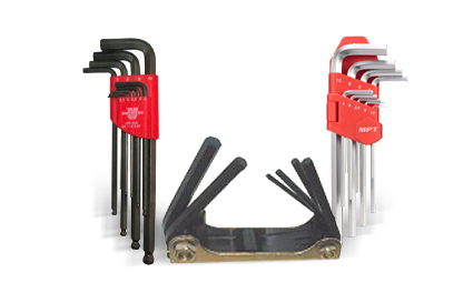 אביזרי חשמל חומרים כלי עבודה - מפתחות אלן